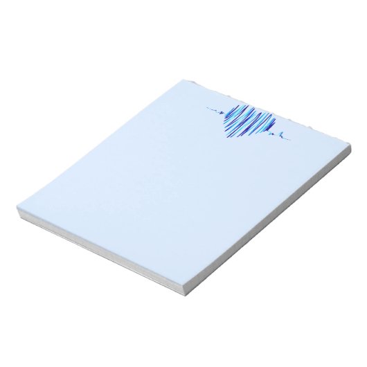 elektrohart notitieblok (Linkerzijde)