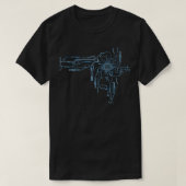 Elektroingenieur Computer CPU Core Circuit Board T-shirt (Design voorkant)