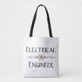 Elektroingenieur decoratieve lijn tote bag (Voorkant)