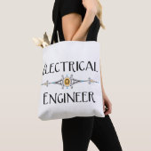 Elektroingenieur decoratieve lijn tote bag (Dichtbij)