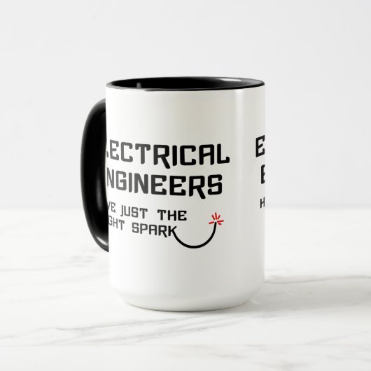 Elektroingenieurs vonken mok (Voorkant links)