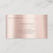 Elektrolyse Haarverwijdering Afspraak Roos Ivoor Afsprakenkaartje (Achterkant)