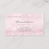 Elektrolyse Haarverwijdering Afspraak Roze Wow Afsprakenkaartje (Achterkant)