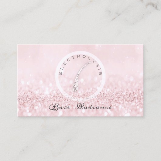 Elektrolyse Haarverwijdering Afspraak Roze Wow Afsprakenkaartje (Voorkant)