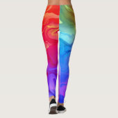 Elektromagnetisch Spectrum in Beweging Leggings (Achterkant)