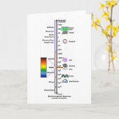 Elektromagnetisch spectrum kaart (Gele Bloem)