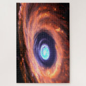 Elektromagnetische ruimtevaart met zwart gat legpuzzel (Verticaal)