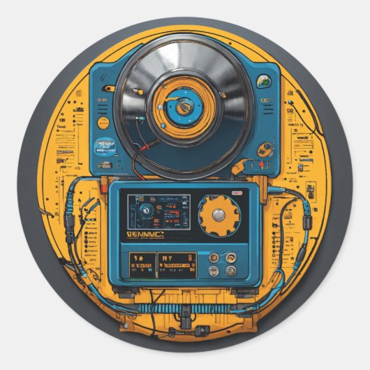 elektromagnetische sticker (Voorkant)