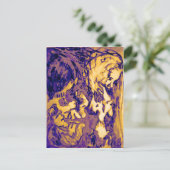 elektromagnetische straling briefkaart (Staand voorkant)