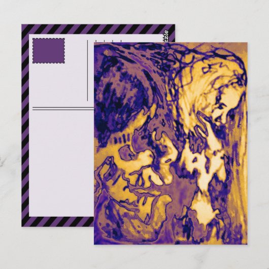 elektromagnetische straling briefkaart (Voorkant / Achterkant)