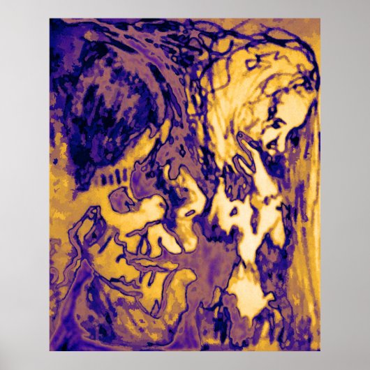 elektromagnetische straling poster (Voorkant)