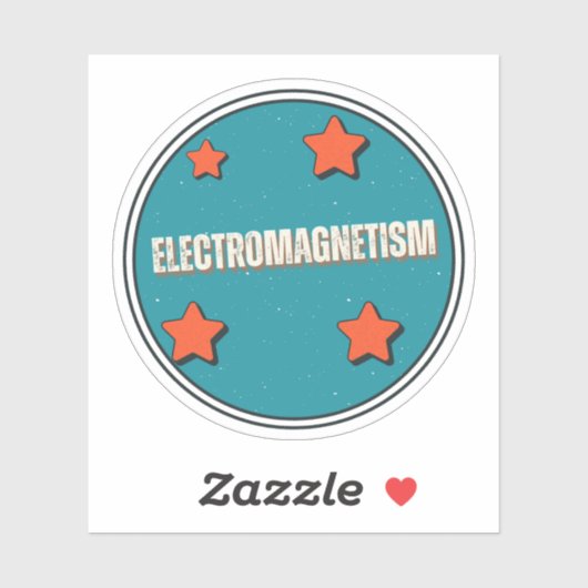 Elektromagnetisme Sticker (Vel)