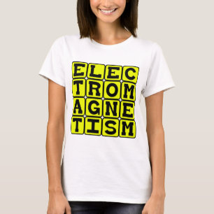 Elektromagnetisme, tak van de natuurkunde t-shirt