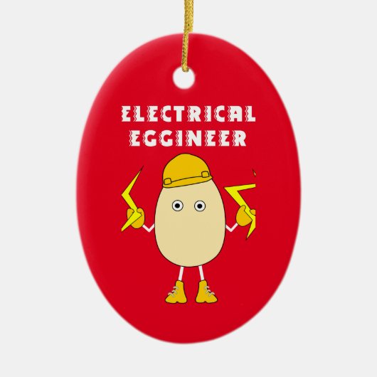 elektromonteur keramisch ornament (Voorkant)