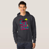 elektromuziek hoodie (Voorkant volledig)