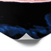 Elektron-micrograaf van HIV-1 boedende lymfocyt Poster (Hoek)