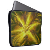 Elektronica Bag Fractal Flower Yellow Palette Laptop Sleeve (Voorkant Rechts)