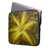 Elektronica Bag Fractal Flower Yellow Palette Laptop Sleeve (Voorkant Links)
