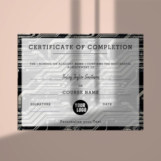 Elektronica & Engineer Certificaat van Voltooiing (Creator heeft geüpload)
