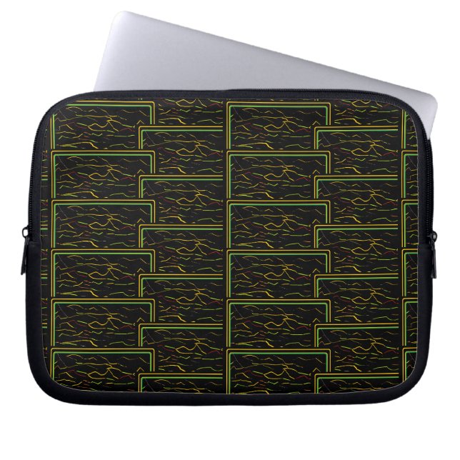 Elektronica-reistas voor tablet laptop sleeve (Voorkant)