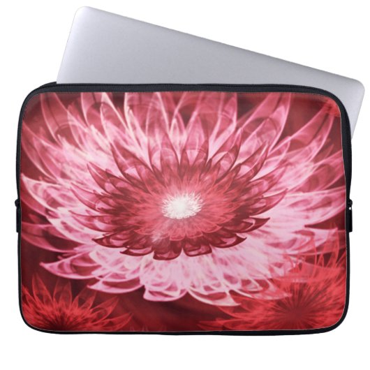 Elektronica Tas Fantasy Bloemen Rood (Voorkant)