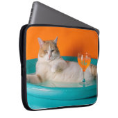 Elektronica Tas lichte tas met een kat liggend (Voorkant Rechts)