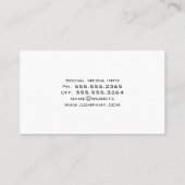 Elektronica | techniek visitekaartje (Achterkant)