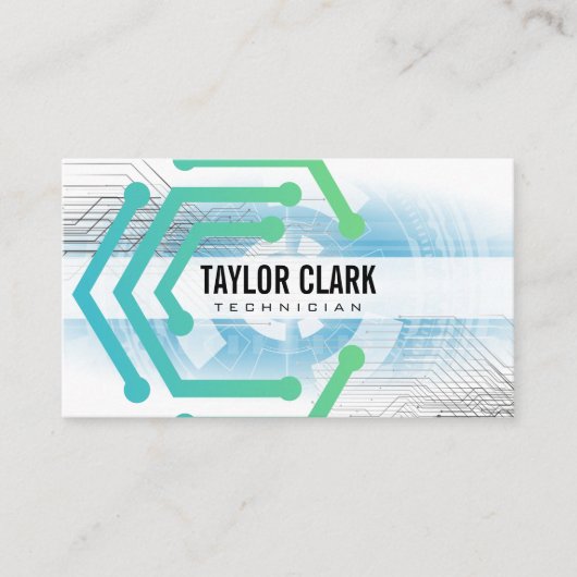Elektronica | techniek visitekaartje (Voorkant)
