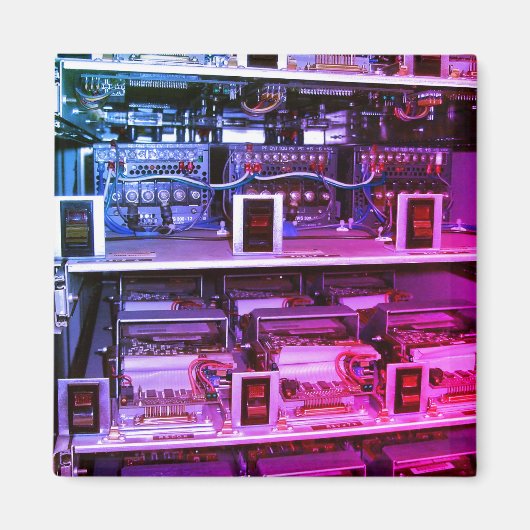 Elektronica uit het verleden magneet (Voorkant)