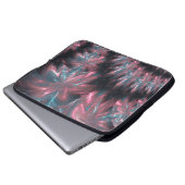 Elektronicatas Abstracte Bloemen Arrangement Laptop Sleeve (Voorkant onderkant)