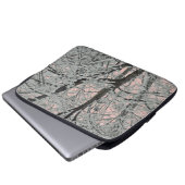Elektronicatas Big Tree in Snow Laptop Sleeve (Voorkant onderkant)