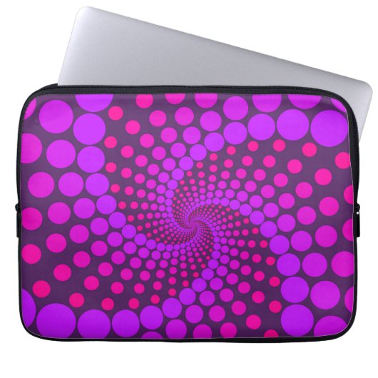 Elektronicatas met grillig mooi design laptop sleeve (Voorkant)