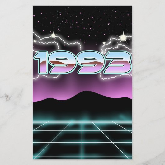 Elektronisch 1993 briefpapier (Voorkant)