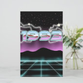 Elektronisch 1993 briefpapier (Staand voorkant)
