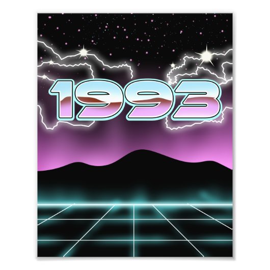 Elektronisch 1993 foto afdruk (Voorkant)