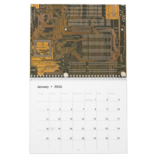 elektronisch circuit , 2012 kalender (Jan 2026)