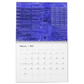 elektronisch circuit , 2012 kalender (Feb 2027)