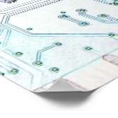 elektronisch circuit poster (Hoek)