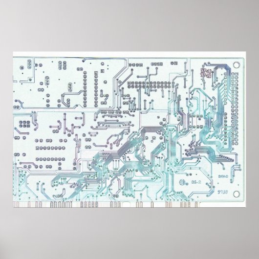 elektronisch circuit poster (Voorkant)