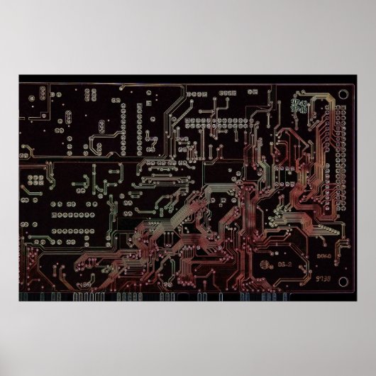 elektronisch circuit poster (Voorkant)