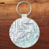 elektronisch circuit sleutelhanger (Voorkant)