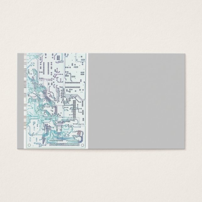 elektronisch circuit visitekaartje (Voorkant)