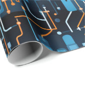 Elektronisch Circuit Wrapping Papier (Rol Hoek)