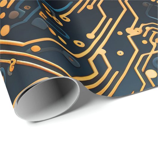 Elektronisch Circuit Wrapping Papier (Rol Hoek)