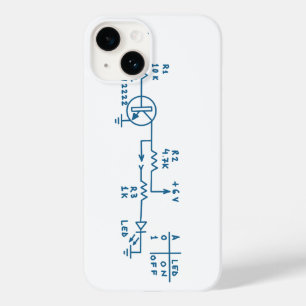 elektronisch circuitschema technologie zelfgemaakt Case-Mate iPhone 14 hoesje