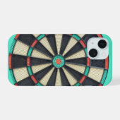 Elektronisch Dartbord iPhone 15 Case (Achterkant horizontaal)