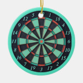Elektronisch Dartbord Keramisch Ornament (Voorkant)