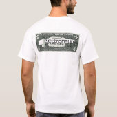 Elektronisch gelaagde dollar t-shirt (Achterkant)
