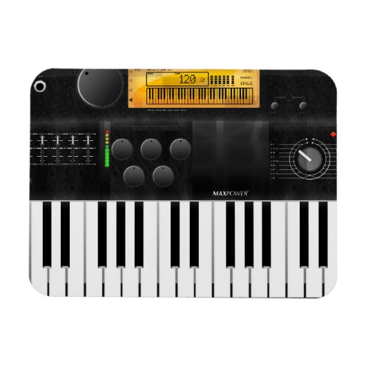 Elektronisch keyboard magneet (Horizontaal)