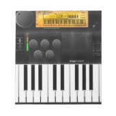 Elektronisch keyboard notitieblok (Voorkant)